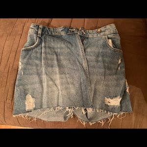 Zara denim skort